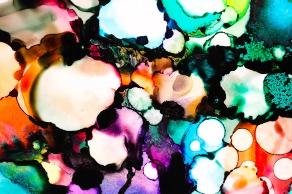 tableau-abstrait-bleu-haut-en-couleurs