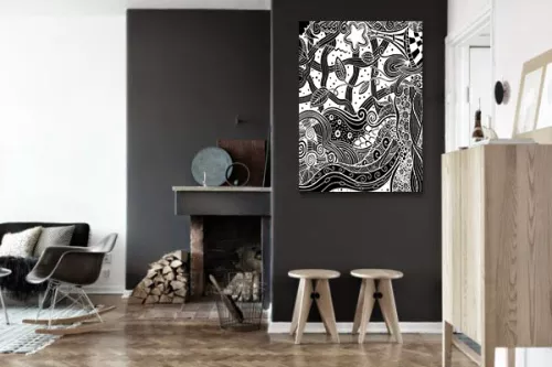 Toile murale Mandala