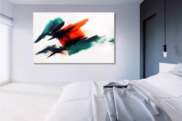 Tableau abstrait moderne Midnight