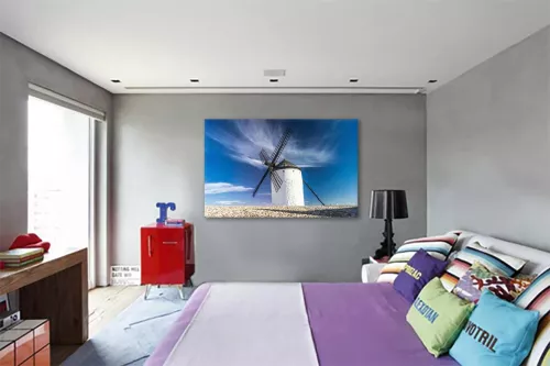 Tableau déco photo moulin mystérieux
