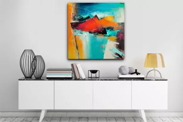 Peinture abstrait Mona