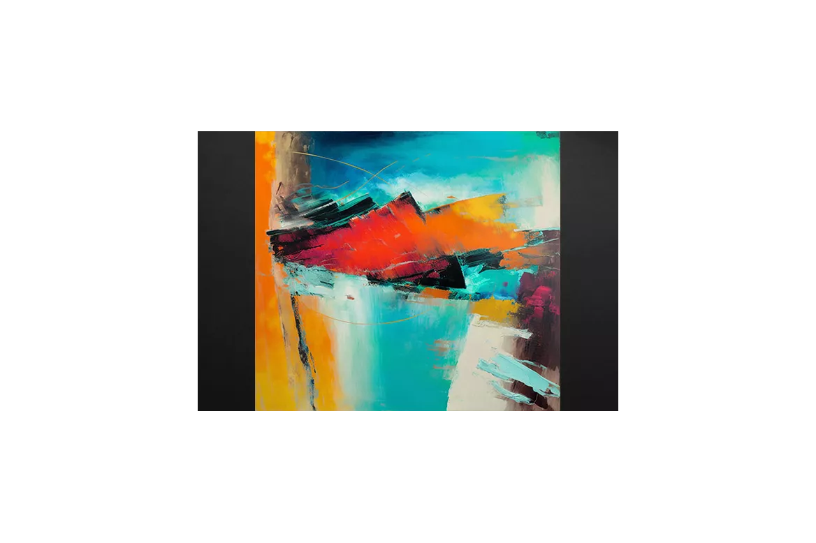 Peinture abstrait Mona