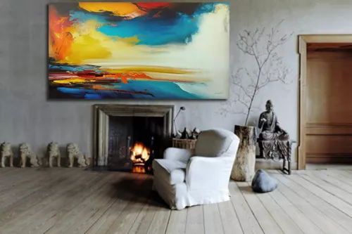 Toile moderne Undo
