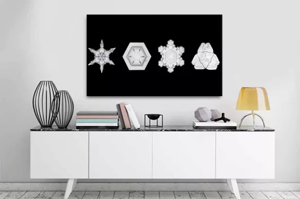Tableau design Flocons de Neige