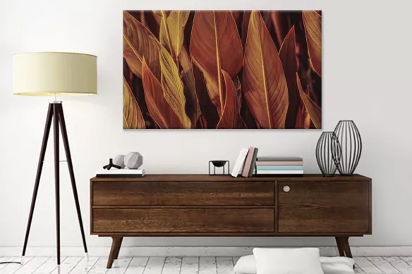 tableau-feuillage-orangé