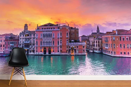 Papier peint photo balade romantique à Venise
