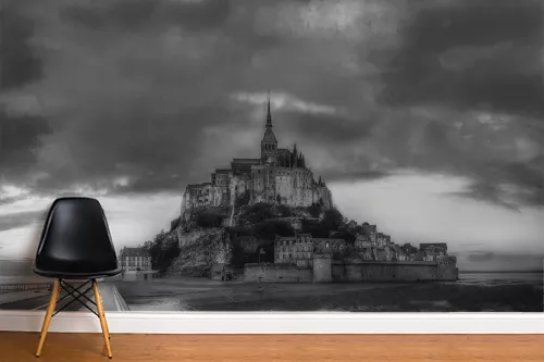 Papier peint Mont Saint Michel