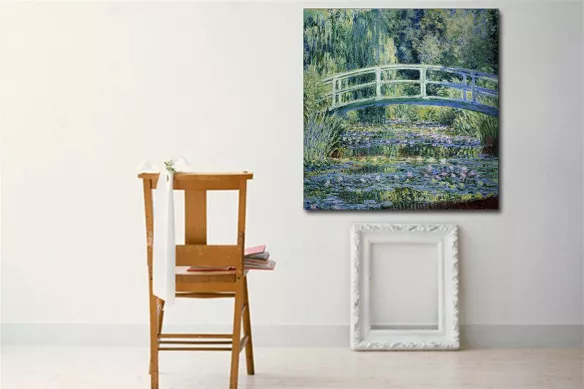 Tableau connu Claude Monet L’étang aux nymphéas