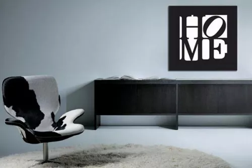 tableau décoration murale home bleu ciel