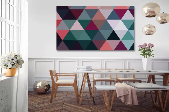 Tableau décoration triangle