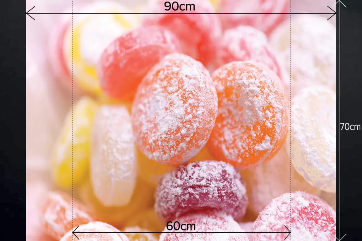 Fond de hotte pastilles acidulées