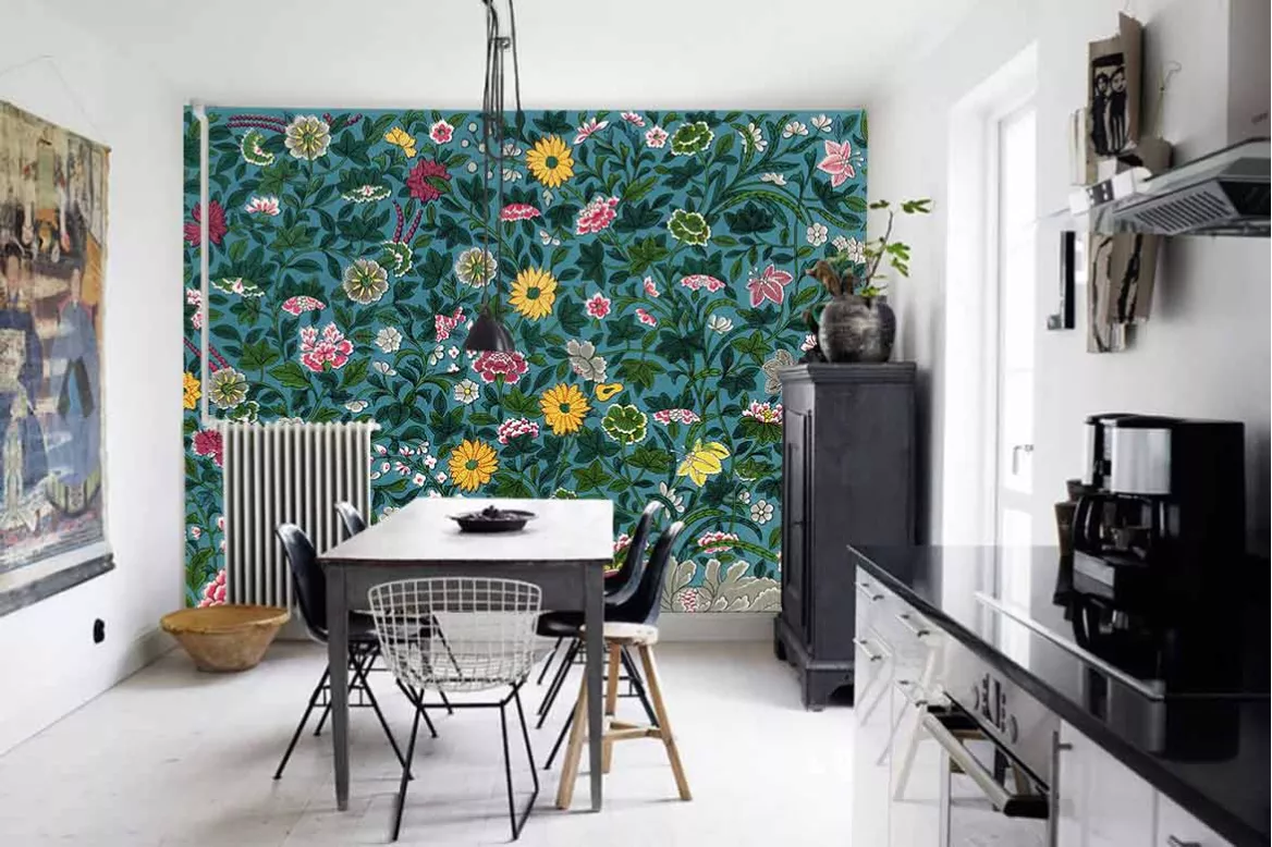 Papier Peint Fleuri Jardin Enchant Izoa Cr ateur De D co Papier Peint Fleuri Jardin Enchant Izoa Cr ateur De D co