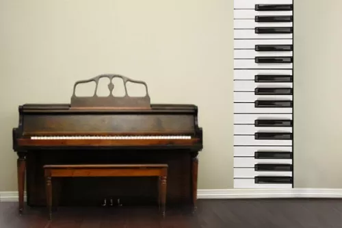 Papier peint décoration Piano