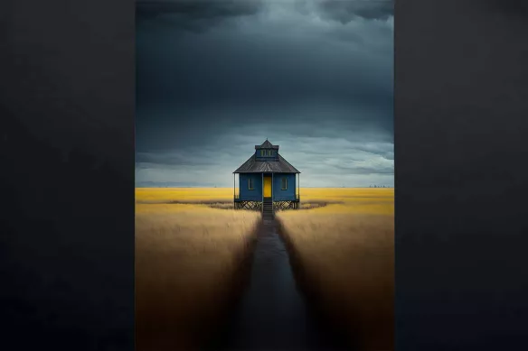 cadre Déco La Hutte
