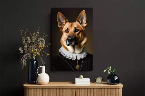 Tableau Original Renaissance du Berger Allemand