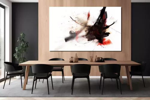 Tableau déco abstrait bombe abstraite