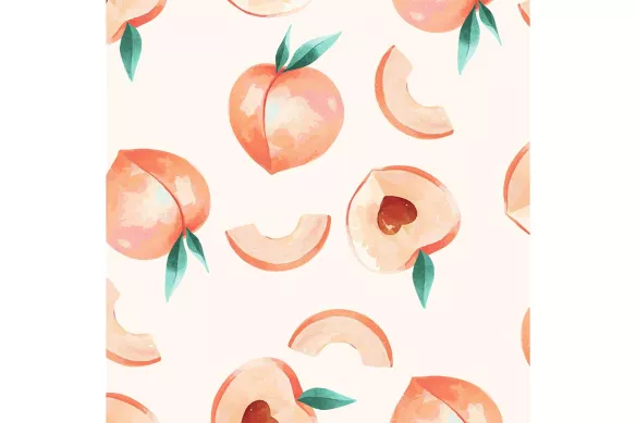 Tableau déco pour Cuisine Peach Fuzz