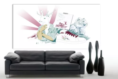 tableau moderne : sommes nous des animaux