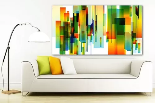 Tableau abstrait Atemis