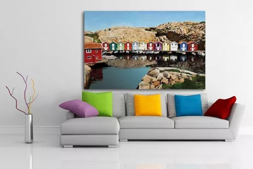 Tableau photo baraques par D. Lindner