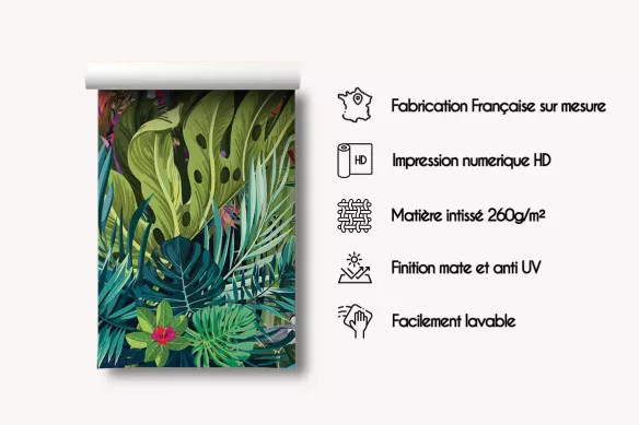 Avantage Papier peint fleuri Romance