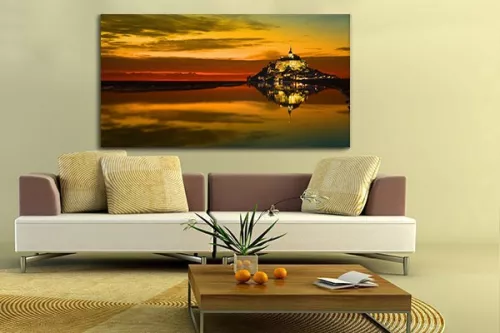 Tableau paysage Mont-Saint-Michel
