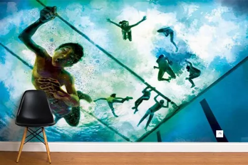 Papier peint design Underwater