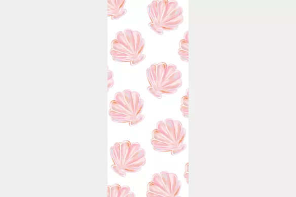Sticker pour Porte Pink Shells