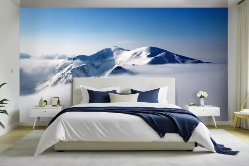 Tapisserie paysage au sommet