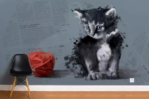 Papier Peint Deco Chat Raoul