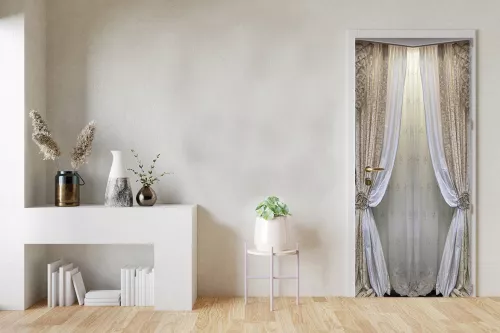 Décoration porte Rideaux