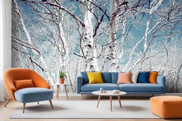 Tapisserie Bouleau scandinave