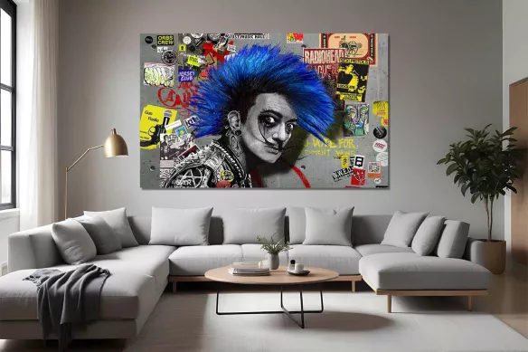 Toile dali punk