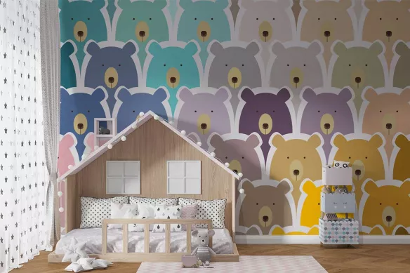 Tapisserie enfant oursons