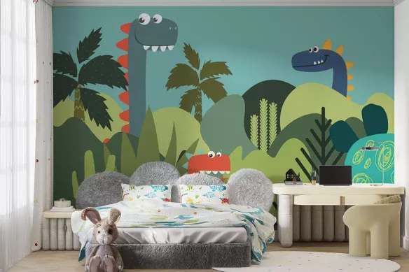 Tapisserie dinosaures