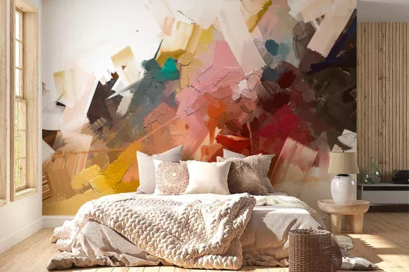 Papier peint abstrait Divagation