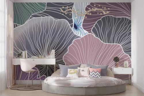 Papier peint déco Opercule