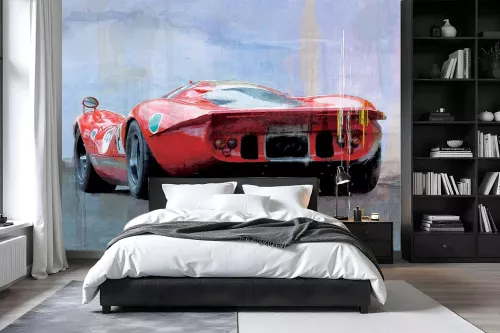 Papier peint vintage Voiture