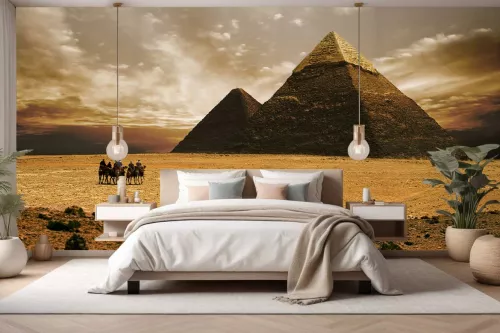 Papier Peint panoramique paysage Pyramides