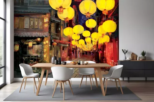 Papier peint original Marché en Chine
