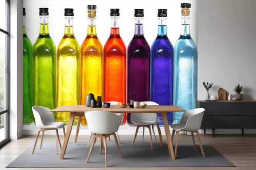 Papier peint décoratif Bouteilles
