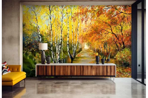 Papier Peint Deco Chemin du Canal