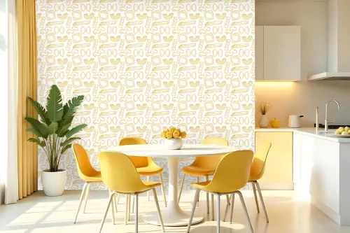 Papier Peint cuisine vive les pâtes