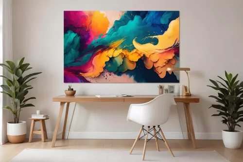 Tableau abstrait design Minotor
