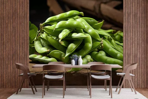 Papier peint pour cuisine Haricots Magiques