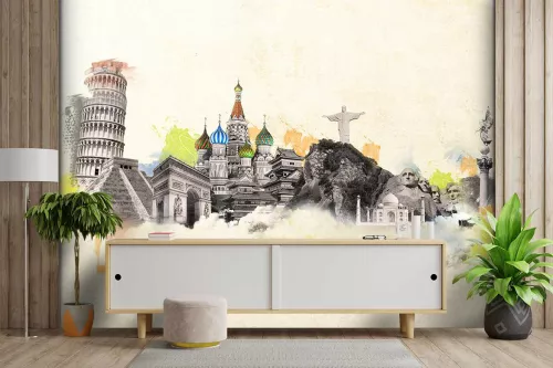 Papier Peint merveilles du monde