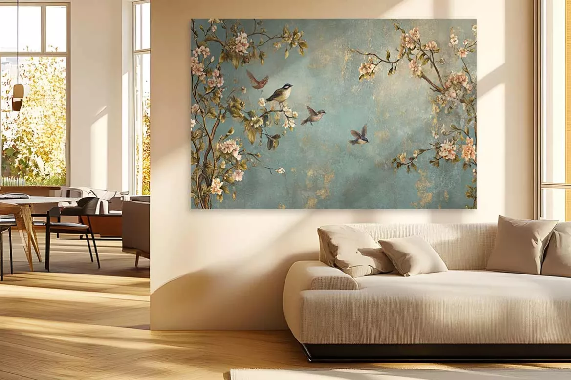 Tableau Déco Cuisine « Bon Appétit » – Toile 50x50 Cm – Cadre Bois – Fabriqué En France