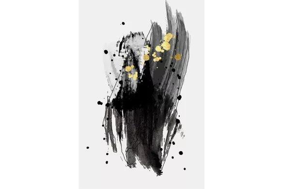 Toile Triptyque - Traces Abstraites 1