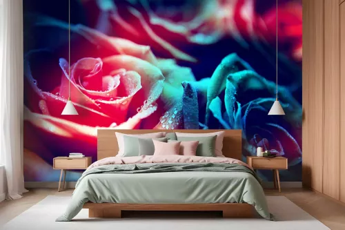 Papier peint fleur Roses
