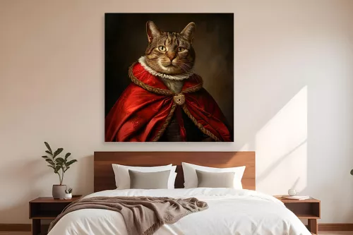 Tableau Anachronisme King Cat Renaissance